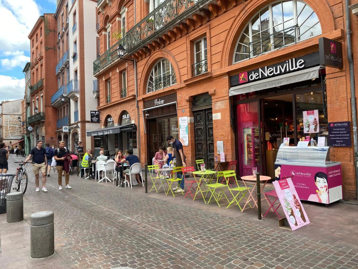 Meuble Tourisme Carmes 2 Etoiles, Entree Autonome,Wifi, Climatise, Petit Parking Prive Apartamento Toulouse Exterior foto